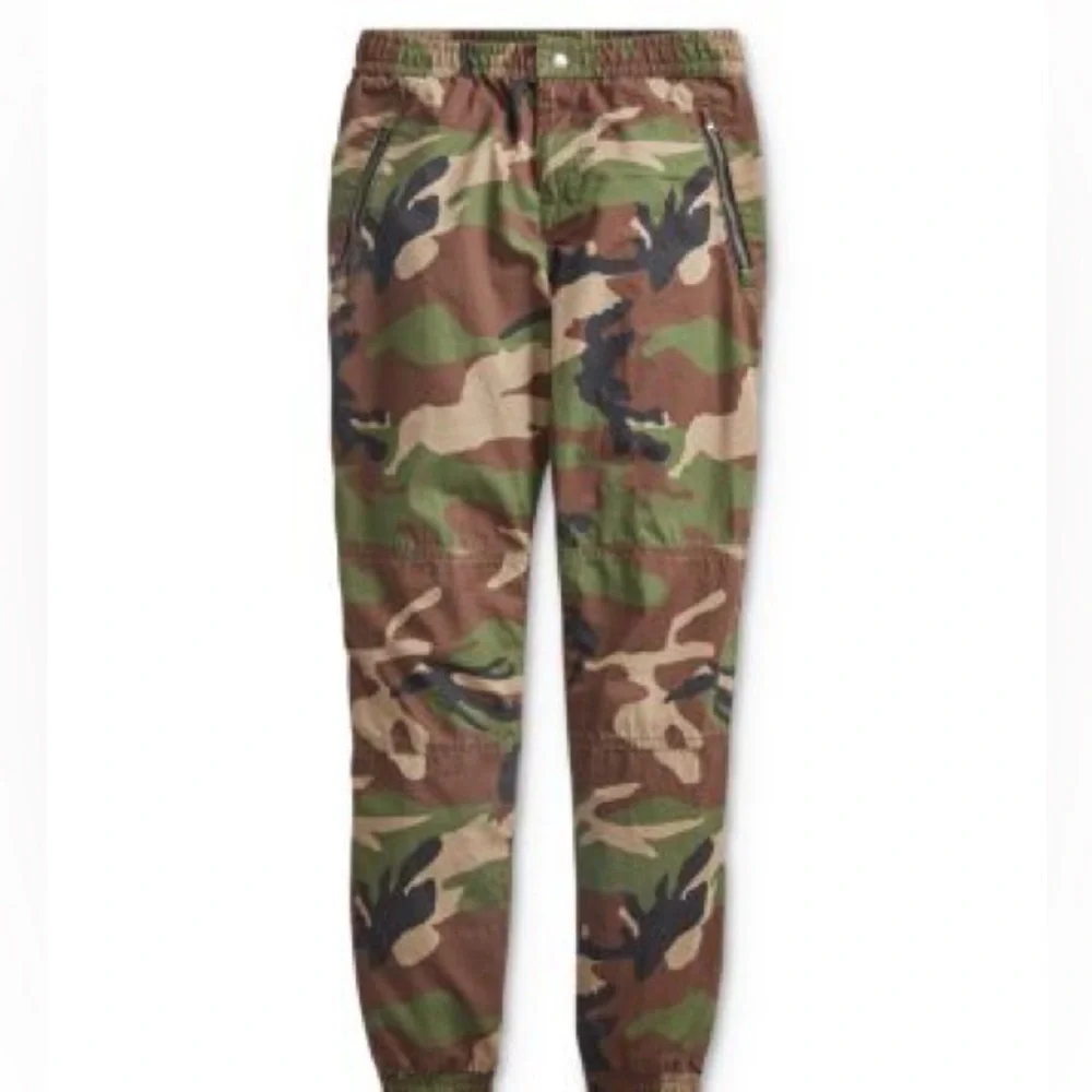 Polo by Ralph Lauren Men's Green Camouflage Cargo Pants